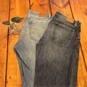 2 Pairs Like New Men’s Gap Jeans